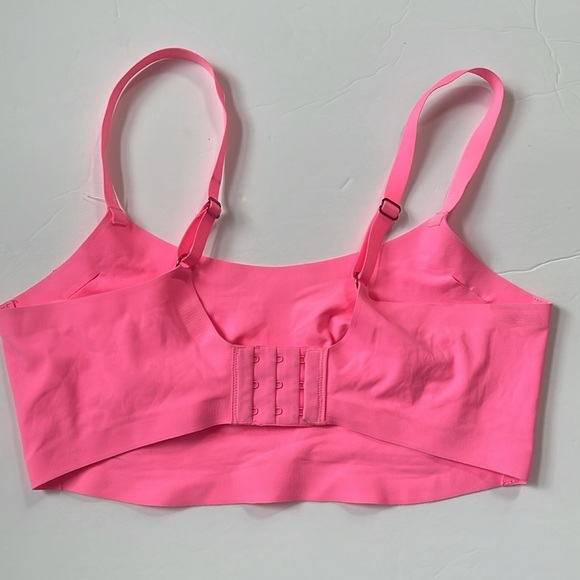 Aerie Bra Seamless Smoothez Pink size Extra Large - Picture 6 of 10